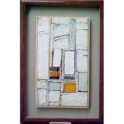 John Halen, "Abstract", oil on canvas, unsigned,