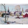 Image 2 : W. E. Baum, snow scene, Broomall, gouache on