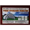 Image 2 : 20' X 30' X 12' PEAK STORAGE SHELTER CUSTOM ENGINEERED FOR HEAVY SNOW WEATHER IN CANADA - NEW