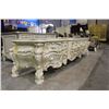 Image 2 : APPROX 9' WIDE FANCY FRENCH STYLE ENTERTAINMENT STAND