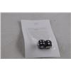 Image 1 : 60+CT CARVED BLACK ONYX DICE, HAND PAINTED