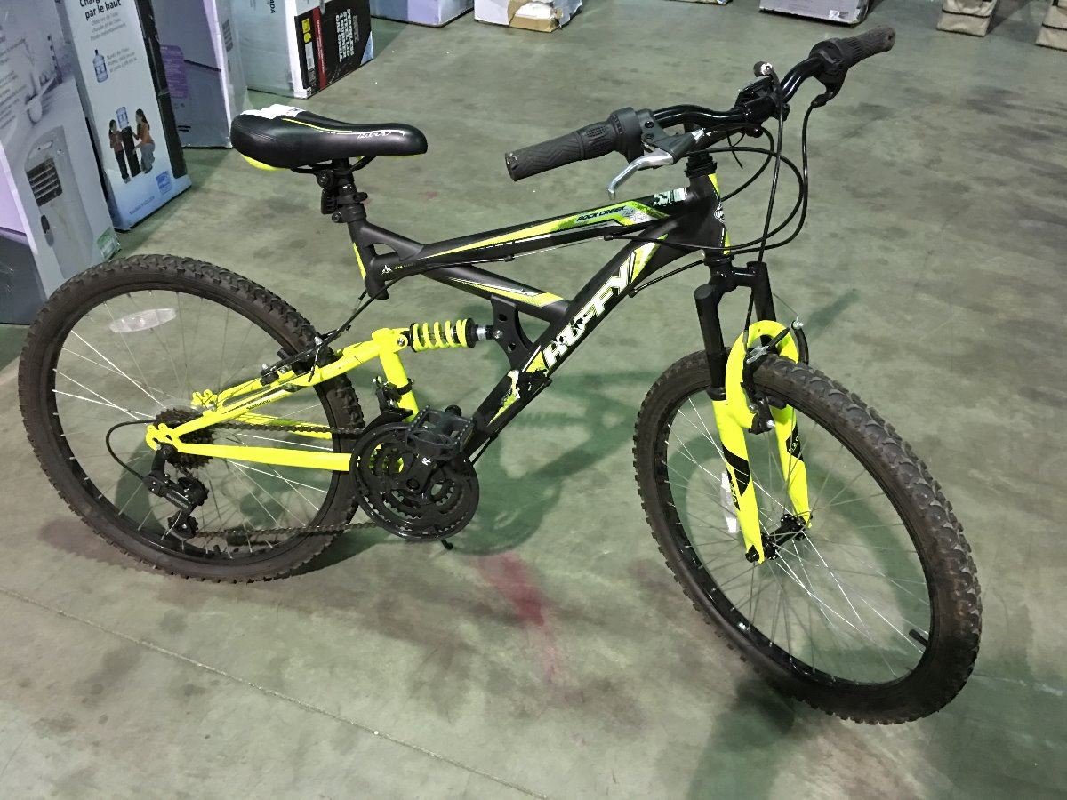 Huffy Ridge HUFFY 18 SPEED FULL SUSPENSION MOUNTAIN BIKE - GREY & YELLOW - Able ...