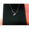 Image 2 : 10 K GOLD DIAMOND PENDANT NECKLACE