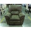 Image 1 : BROWN MICRO FIBER FABRIC LIVING ROOM RECLINING CHAIR