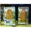 Image 1 : 2 HIMALAYAN SALT  CRYSTAL LAMPS