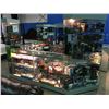 Image 2 : 9 PIECE LIGHTED RETAIL SHOWCASE / DISPLAY CASE SYSTEM