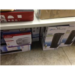 LOT OF HUMIDIFIERS AND TOWER FANS BIONAIRE & SUNBEAM