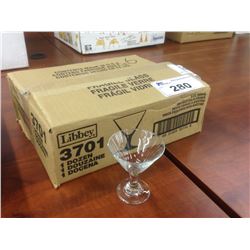 1 DOZEN LIBBEY MINI MARTINI GLASSES