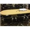 Image 2 : MAPLE 8X4' RACETRACK BOARDROOM TABLE