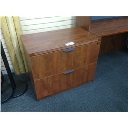 AUTUMN MAPLE 2 DRAWER LATERAL FILE CABINET