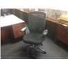 Image 2 : BLACK HIGHBACK MULTI LEVER MESH BACK TASK CHAIR