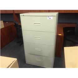 HON BEIGE 4 DRAWER LATERAL FILE CABINET