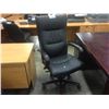 Image 1 : BLACK LEATHER HIGH BACK EXECUTIVE CHAIR