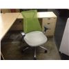 Image 1 : GREEN AND BEIGE MESH BACK MULTI LEVERED TASK CHAIR