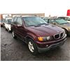 Image 2 : 2001 BMW X5, 4 DOOR SUV, RED, VIN # WBAFA53561LM73734