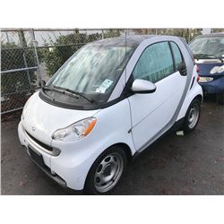 2011 SMART CAR, GREY, VIN # WMEEJ3BA9BK459756