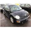 Image 2 : 2001 VOLKSWAGEN BEETLE, 2 DOOR, BLACK, VIN # 3VWCP21C41M449089