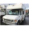 Image 1 : 2001 FORD E-450 SUPER DUTY, VAN, WHITE, VIN # 1FDXE45F41HB70199