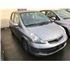 Image 2 : 2007 HONDA FIT,4 DOOR SEDAN, GREY, VIN # JHMGD38407S803030
