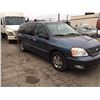 Image 2 : 2006 FORD FREESTAR ADVANCE TRAC SEL, PASS VAN, BLUE, VIN # 2FMZA56216BA63685