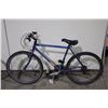 Image 2 : 2 BIKES: BLUE DUNLOP FRONT SUSPENSION MOUNTAIN BIKE & BLUE RALEIGH MOUNTAIN BIKE