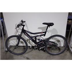 BLACK RALEIGH 21 SPEED FULL SUSPENSION MOUNTAIN BIKE