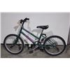 Image 2 : 2 BIKES: GREY CARERRA FRONT SUSPENSION MOUNTAIN BIKE & GREEN CCM BMX BIKE