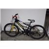 Image 2 : 2 BIKES: BLUE SPORTEK MOUNTAIN BIKE & BLACK CCM FRONT SUSPENSION MOUNTAIN BIKE