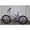 Image 2 : 3 BIKES: GREEN KUWAHARA MOUNTAIN BIKE, PURPLE TECH TEAM KIDS BIKE & BLUE HUFFY MOUNTAIN BIKE