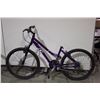 Image 2 : 2 BIKES: BLUE APOLLO TOUR BIKE & PURPLE CCM FRONT SUSPENSION MOUNTAIN BIKE