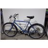 Image 2 : 2 BIKES: BLUE KAWASAKI MOUNTAIN BIKE & BLUE RALEIGH HYBRID BIKE