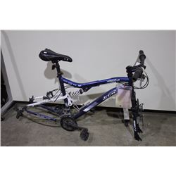 BLUE CCM FULL SUSPENSION MOUNTAIN BIKE FRAME