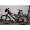 Image 2 : 2 BIKES: BLUE SPECIALIZED FRONT SUSPENSION & RED DUNLOP FRONT SUSPENSION MOUNTAIN BIKE