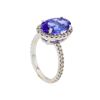 Image 3 : 14KT White Gold 4.91ct Tanzanite and Diamond Ring
