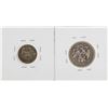 Image 2 : 1882 Liberty Seated Dime & 1877 Liberty Seated Quarter Coins