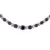 Image 2 : 14KT White Gold 32.21ctw Fancy Black Diamond Necklace