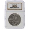 Image 1 : 2002-P $1 Salt Lake Olympics Silver Coin NGC MS70