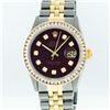 Image 1 : Rolex Mens Two Tone 14KT Yellow Gold 2.95ctw Diamond Datejust Wristwatch