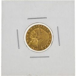 1929 $2 1/2 Indian Head Quarter Eagle Gold Coin