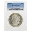 Image 1 : 1881-S $1 Morgan Silver Dollar Coin PCGS MS65