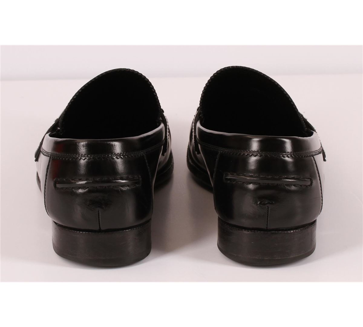 Authentic Louis Vuitton Mens Black Leather Dress Shoes