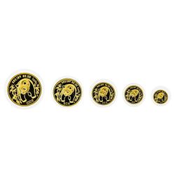 1986 China Panda Gold Coin Proof Set