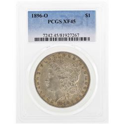 1896-O $1 Morgan Silver Dollar Coin PCGS XF45