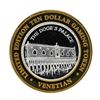 Image 2 : .999 Silver The Venetian Las Vegas, NV $10 Casino Limited Edition Gaming Token
