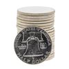 Image 2 : Roll of (20) 1963 Brilliant Uncirculated Franklin Half Dollar Coins