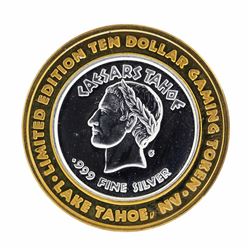 .999 Silver Caesars Palace Lake Tahoe, Nevada $10 Casino Gaming Token Limited Ed