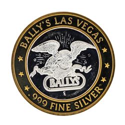 .999 Silver 1996 Bally's Las Vegas, Nevada Casino Gaming Token Limited Edition