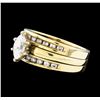 Image 1 : 14KT Yellow Gold 0.86ctw Diamond Ring