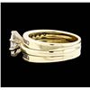 Image 3 : 14KT Yellow Gold 0.86ctw Diamond Ring