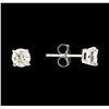 Image 2 : 14KT White Gold 1.21ctw Diamond Earrings